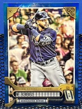2022 Gypsy Queen GQ NELSON CRUZ Indigo Chrome Refractor  145/150 Tampa Bay Rays