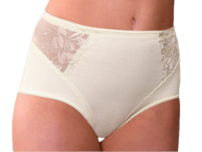 Felina CONFIDENCE 8032 Miederhose Gr.38 UK S Fr40 Vanilla Panty 28% Cotton