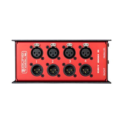 CAT Box 8 - a Durable Four Channel Stage Box with Both a Male XLR and a Femal...