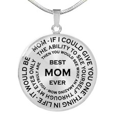 Birthday Mothers Day Gifts for Mom Mommy Mama - Luxury Novelty Necklace Bangle
