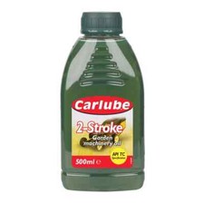 Carlube 2 Stroke Lawnmower Chainsaw Garden Machinery Oil Lubricant 500ml