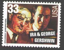 US. 3345. Ira (1896-1963) & George (1898-1937) Gershwin. Broadway Songwriter MNH