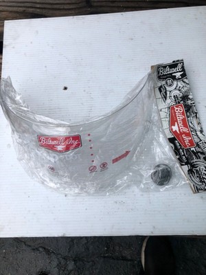 BILTWELL MOTORCYCLE HELMET  SHIELD CLEAR NEW L/S GENE SHIELD DOT ECE NEW