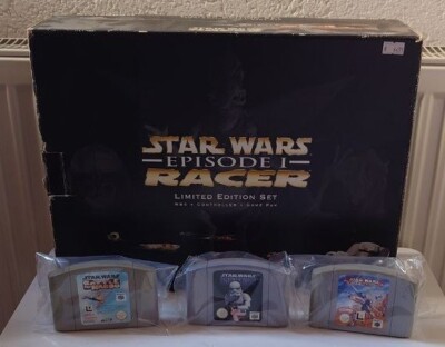 Nintendo 64 N64 Star Wars Konsole Limited Edition Set Bundle 4 Module fast w NEU