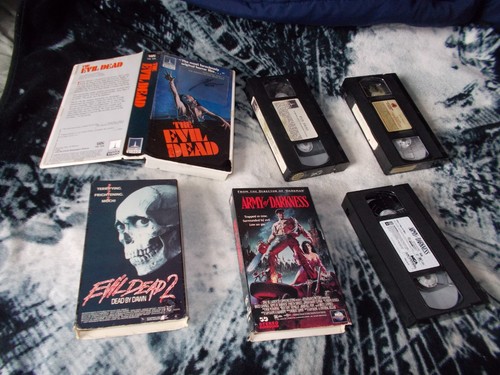 Evil Dead II, Thorn EMI 1981 VHS, Tom Sullivan & 1991 Bruce Campbell Autogramme,
