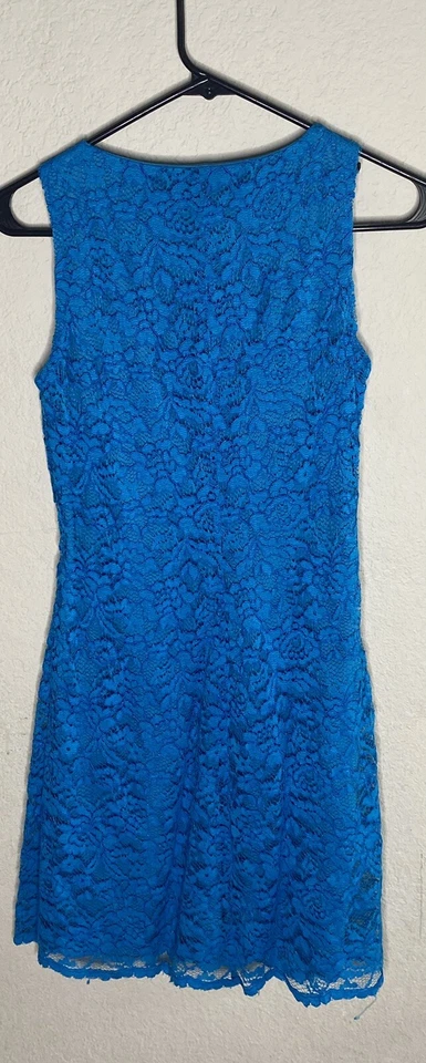 Vestido American Living L para mujer talla 2 azul usado Foto 4 de 4