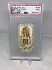 2018 Topps A&G #153 Mini Gold Sloane Stephens PSA 9 (Top Pop, Pop 1)