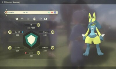 Pokemon Legends Arceus SHINY LUCARIO LV.70 ALPHA MAX Effort Levels FAST SEND! 