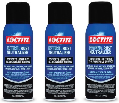 Loctite 633877 Extend Rust Neutralizer Spray 10.2 Oz [3-Pack]