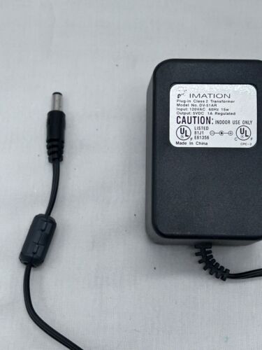 Imation charger DV-51AR Plug in Class 2 Transformer 5VDC 1A Regulated Plug in - Picture 3 of 7