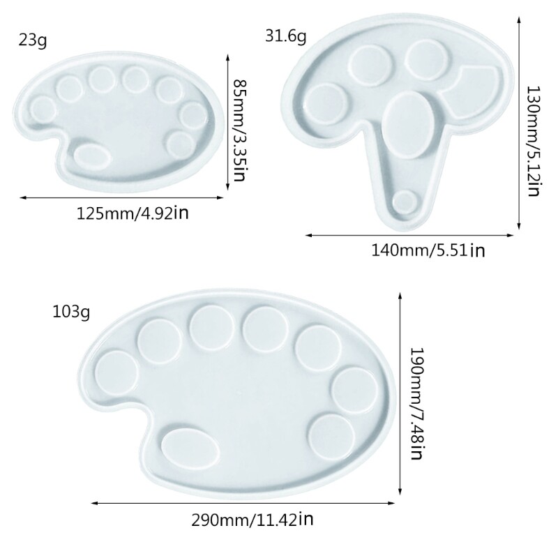 Drawing Board Crystal Epoxy Mold Color Resin Silicone DIY Craft eBay