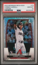 2023 Bowman Chrome Mega Box Corbin Carroll Diamondbacks Rookie RC #73 PSA 10