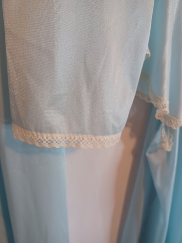 Iconic vintage sears nightgown pale blue peignoir, in brilliant condition - Picture 9 of 11