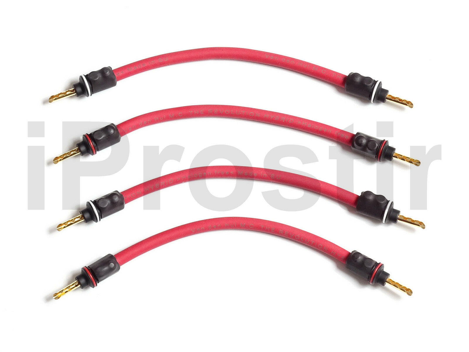 Van den Hul The Revolution Hybrid Jumper Cables Set of 4 Speaker Bi-Wire  Jumpers | eBay