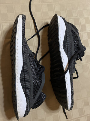 Puma Ignite Lo Running Shoes Black/White spotted Men's Size 12 removable liner