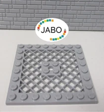 (i11/9) Lego 1x 4151b Grid Plate New Light Gray 75222 7754 75379