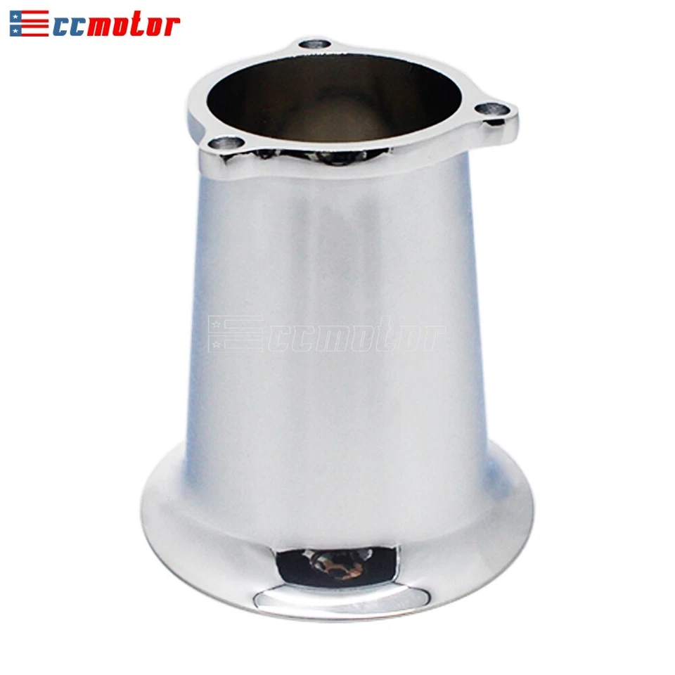 Limpiador de admisión de aire carburador Billet Velocity Stack CV para Harley Chopper Foto 3 de 4