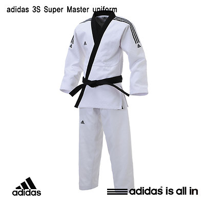 Adidas New 3S Super Master Uniform/TaeKwonDo Uniform/ITF Style/HAPKIDO Uniform