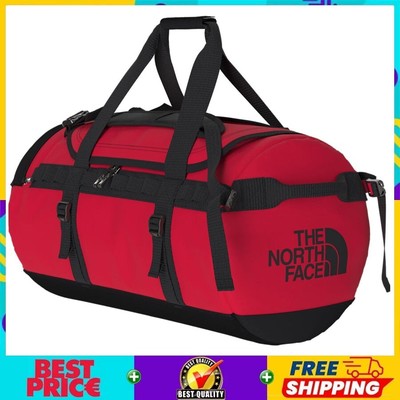 The North Face Base Camp M 71L Duffel Bag Red Color +100% Auth