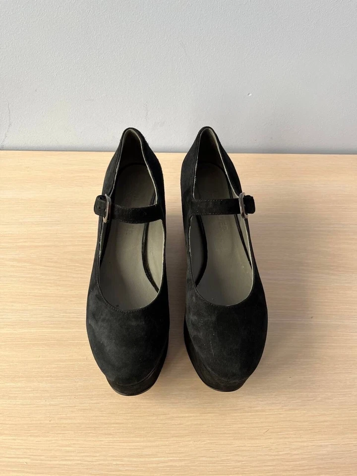 Zapatos Jel Sander Helled Negro Gamuza Talla 37 Foto 3 de 4