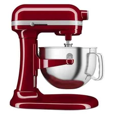 KitchenAid *Refurbished* 6 Quart Bowl-Lift Stand Mixer, RKP26M1XER - Red