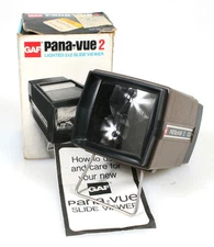 PANA-VUE 2, LIGHTED 2x2 SLIDE VIEWER IN ORIG. BOX