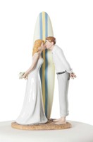 Wedding Collectibles summer Lovin Surfer Beach Wedding Cake Topper on sale Wedding Collectibles summer Lovin Surfer Beach Wedding Cake Topper on sale
