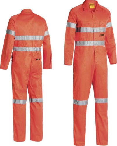 Bisley Workwear Taped Hi Vis Lightweight Coverall (BC6718TW) - Picture 1 of 1