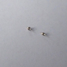 2 HAMILTON 12/0 SIZE BALANCE STAFFS 4150 GR 401 PIVOT-8 NOS --- BB-1020