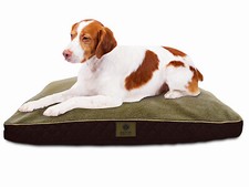 American Kennel Club AKC9680TV Deluxe Reversible Dog Bed, Removable Taupe/Gray