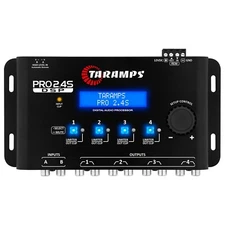 USA DEALER- Taramps Pro 2.4S  Black DSP Crossover Digital Signal Processor & EQ