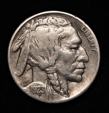 1923-S Buffalo Nickel Struck Through