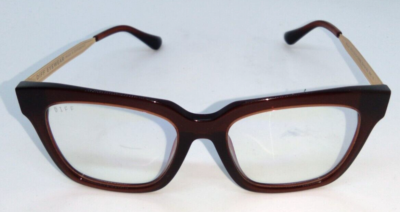 Diff Bella ll Eyewear Brown Oversized Sunglasses DIFF Bella Designer Oversized Square Sunglasses for Women  main image 4