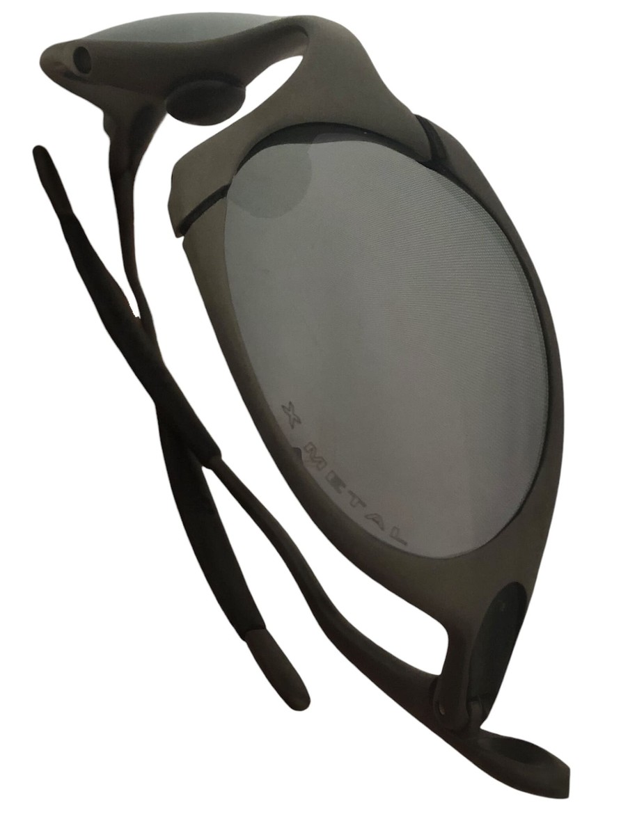 OAKLEY Romeo Sunglasses Black Iridium Lenses X-Metal Frame OAKLEY Romeo Sunglasses Black Iridium Lenses X-Metal Frame