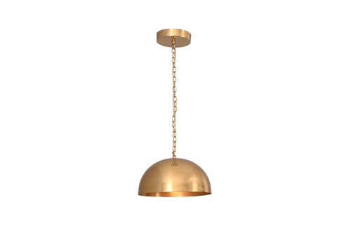 1 Light Elegant Ceiling Flushmount light Pendant Mid Century Modern Raw Brass Sp - Picture 4 of 9