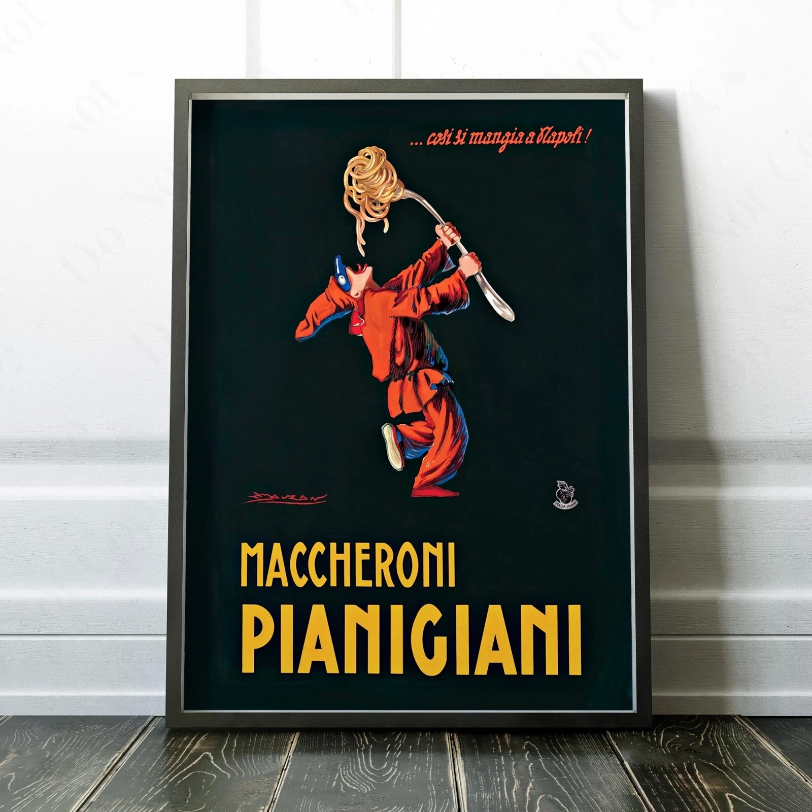 Maccheroni Pianigiani, 1922 Vintage Ads Pasta Kichen Food Wall Art Poster Print
Opens in a new windo