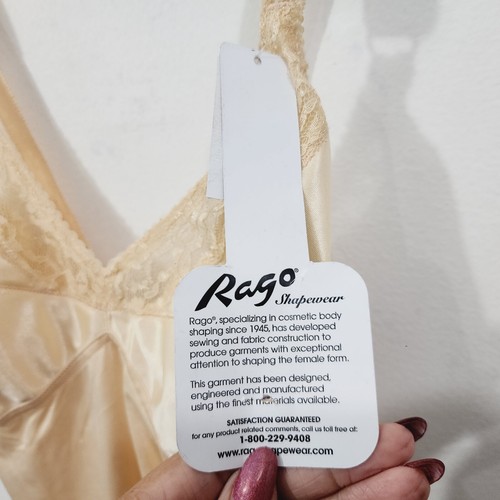 Rago by New York Body Briefer Full Body Light Control Body Shaper Beige NWT 40D - Picture 10 of 16