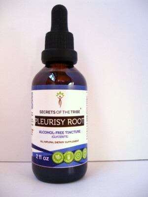 Secrets Of The Tribe Pleurisy Root Tincture Alcohol-FREE  Sealed Exp. 12/2028