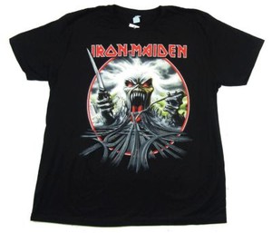 IRON MAIDEN California Highway T-shirt Licensed Heavy Metal Mens Tee