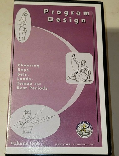 Paul Chek's Program Design (VHS Tapes set) - Picture 5 of 9