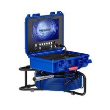 17mm Sewer Pipe Inspection Camera with Meter Counter 9" DVR Recording Camera 20m