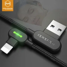Mcdodo LED USB Charger Cable Data Cord for iPhone 14 13 12 11 XS Pro Max SE iPad