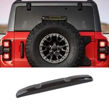 3rd High Brake Light Guard Cover Overlay For Ford Bronco Raptor 2021+ Blackened