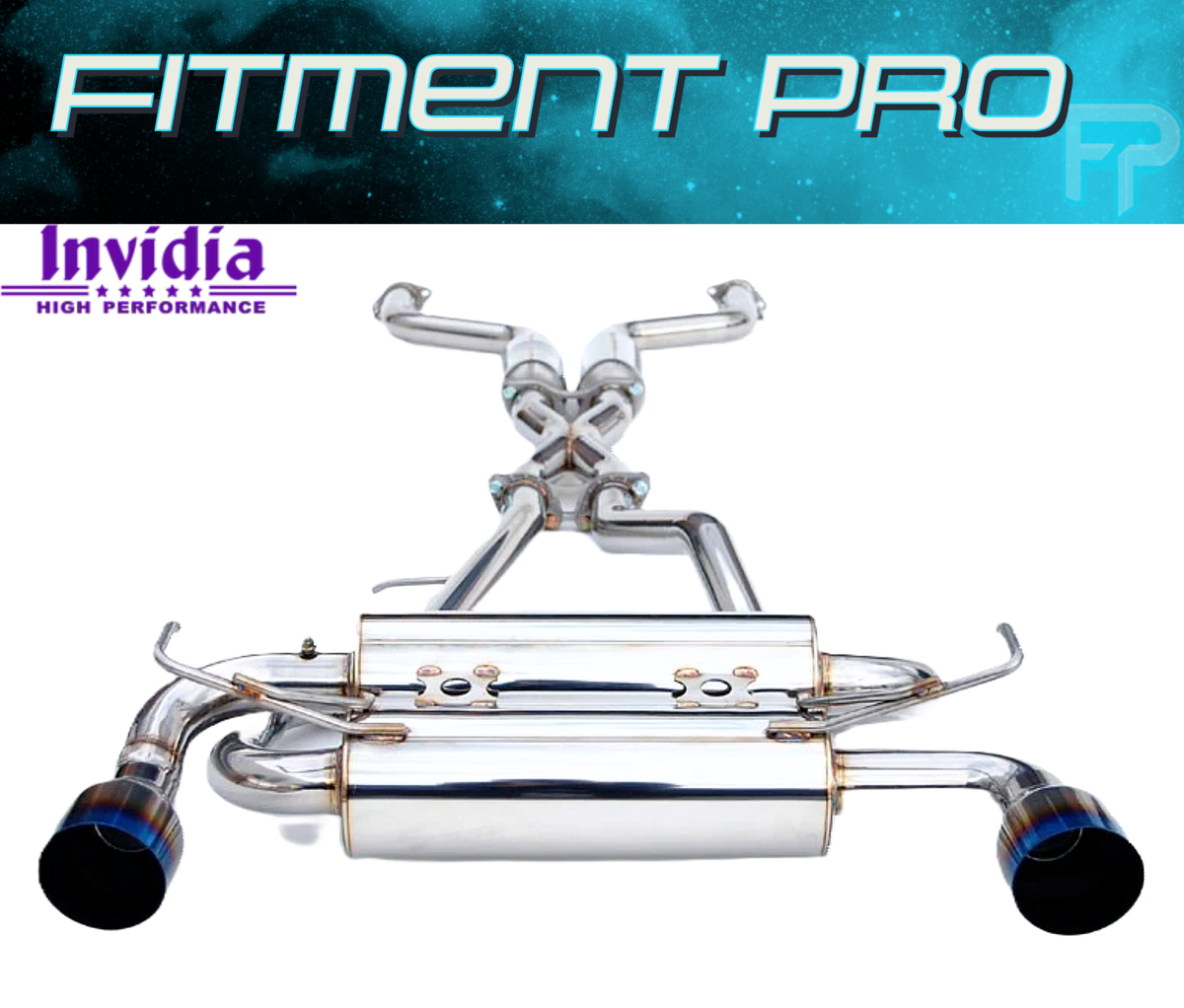 ＊igita＊ Invidia HS07IG7GIT Gemini Catback Exhaust For 07-16 Infiniti G37
