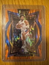 2024-25 Panini Select - Concourse Cade Cunningham #65 Orange Flash Prizm