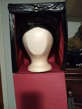 Vintage Betmar Mink Hat With Fancy Aligator Print Storage Box