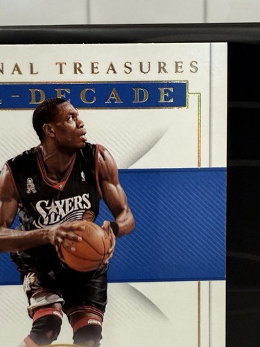 2018-19 Dikembe Mutombo National Treasures All-Decade 2 Color Jersey Patch /25 - 第 5/12 張圖片