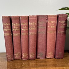 Studies in the Scriptures Complete 7 Volume Set Charles Taze Russell 1919-1923