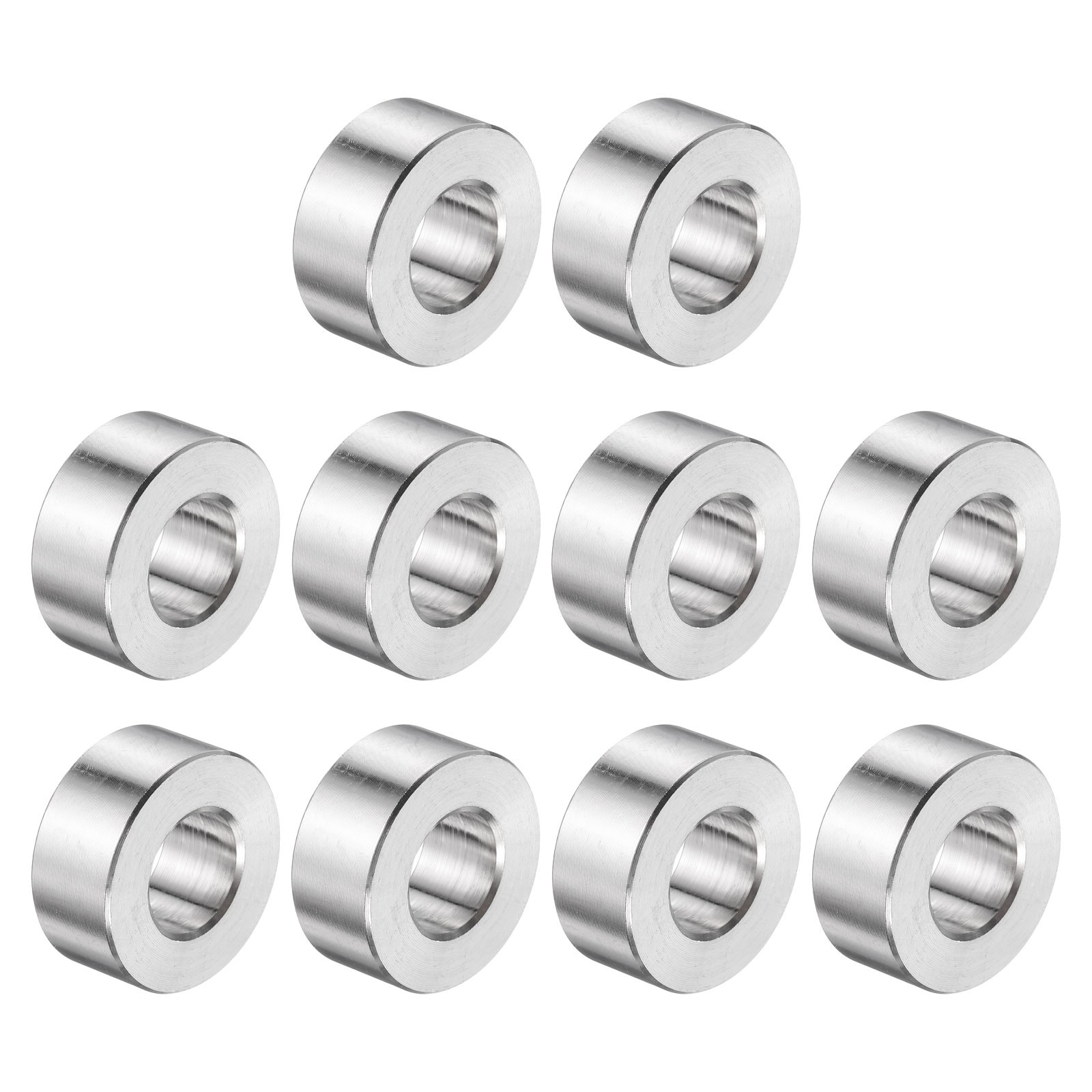 10pcs Stainless Steel Spacer 1/2" Bore x 1" OD x 1/2" Length]