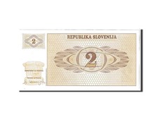 Geldschein, Slowenien, 2 (Tolarjev), 1990, KM:2a, UNZ
